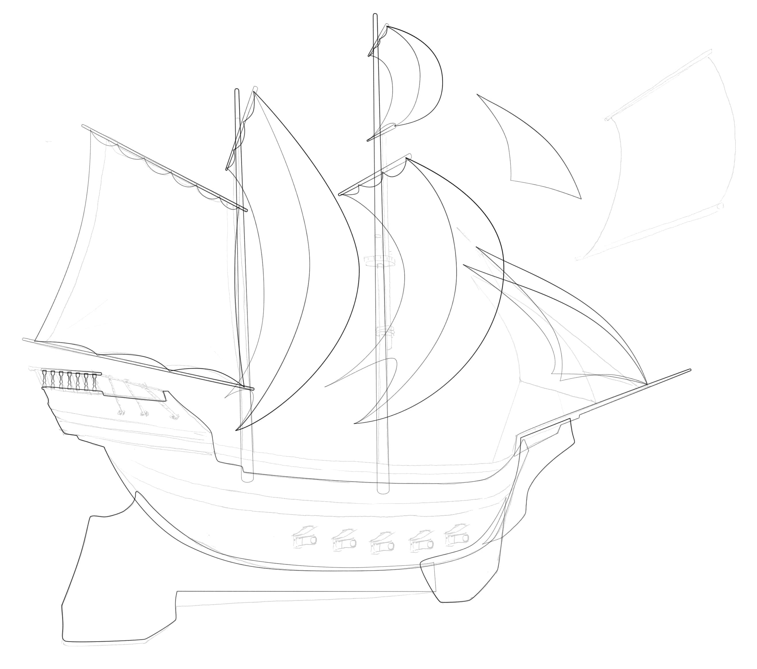 Pirate Ship 1 - Initial