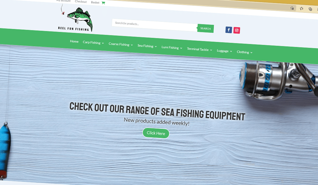 Chaos Created Develops New Website and Online Store for Reel Fun Fishing