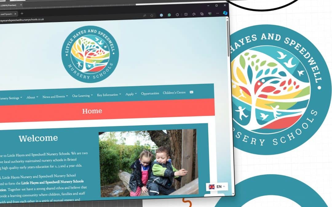 Little Hayes and Speedwell Nursery Schools Website, Logo and Branding