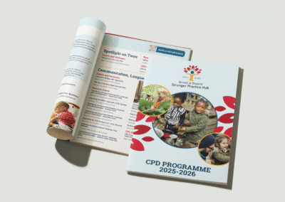 Bristol & Beyond Stronger Practice Hub CPD Programme Brochure Design